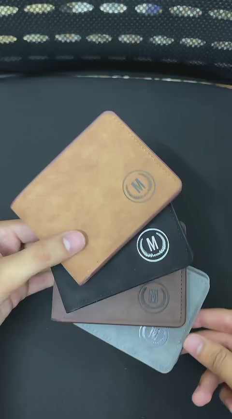 M-Design Soft Leather Bifold Wallet for Men